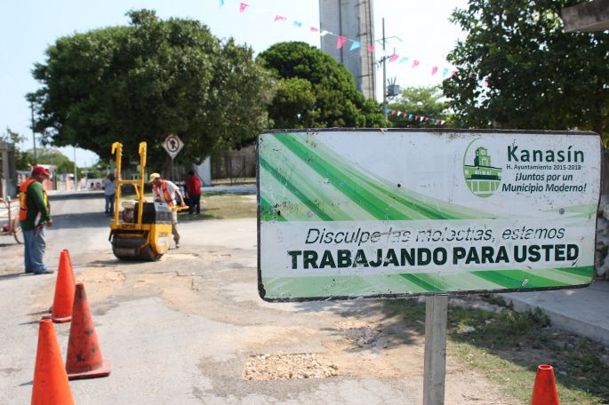 Ayuntamiento de Kanasín realiza mantenimiento integral en San Antonio Tehuitz  