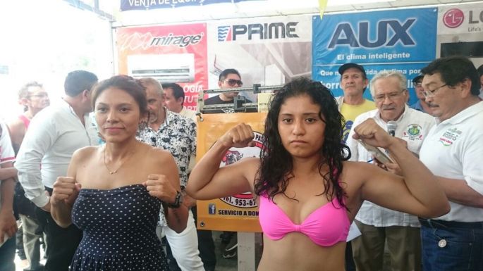 Madre e hijo, "cristales pulidos" para la noche de boxeo en el Salón Diamante