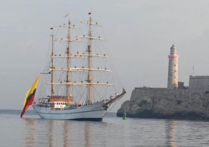 Arribará a La Habana, buque escuela Guayas de la Armada de la República de Ecuador.
