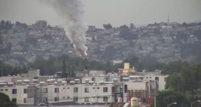 Explota polvorín en el Estado de México.