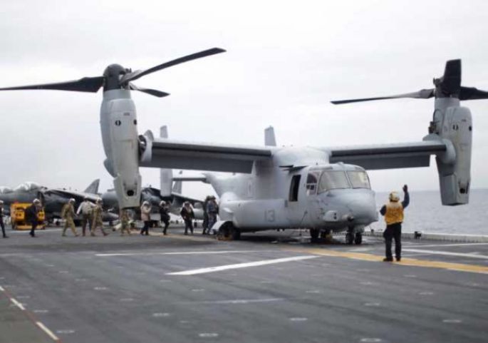 Desaparecen 3 marines de EU en un accidente en Australia.