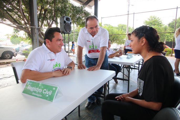 Más yucatecos se benefician con “Ciudadano al 100”.