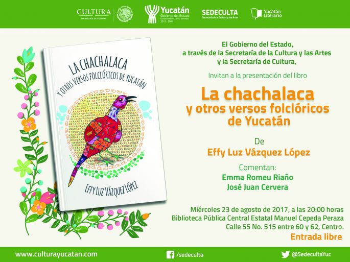 Se presentará La Chachalaca y otros versos folclóricos de Yucatán