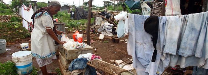 Aún con el auge económico, crece el número de pobres en Yucatán.