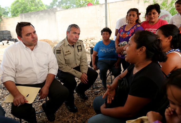 Diálogo permanente, con los comités de Policía Vecinal.