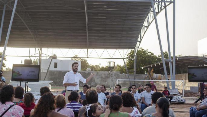 Pablo Gamboa cumple a Yucatán con acciones y hechos 