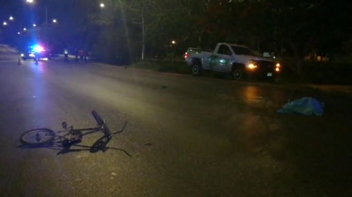 Trágico accidente de bicicleta en periférico.