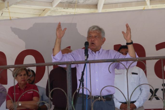 Adelanta AMLO que desde el 2 de julio del 2018 pedirá audiencia con Peña para decirle que se acabe con privatizaciones