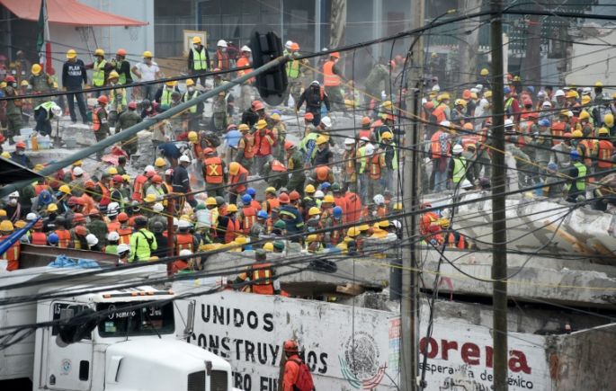Perdura la esperanza de rescatar sobrevivientes del sismo en México