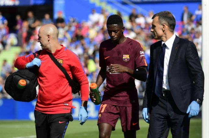 Golpe duro para el Barcelona: Dembelé estará de baja casi cuatro meses