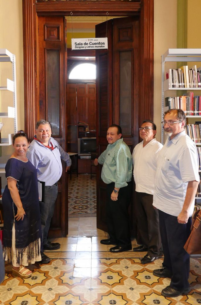 ​Inauguran nuevo espacio dedicado al cuento en Biblioteca “Cepeda Peraza”  