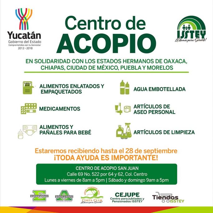 El Isstey se solidariza con los afectados por los terremotos