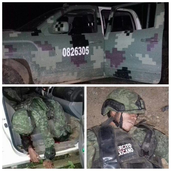 Mueren ocho soldados “pirata” en enfrentamiento en  Guerrero