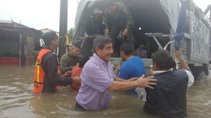 334 personas evacuadas por lluvias en Tamaulipas
