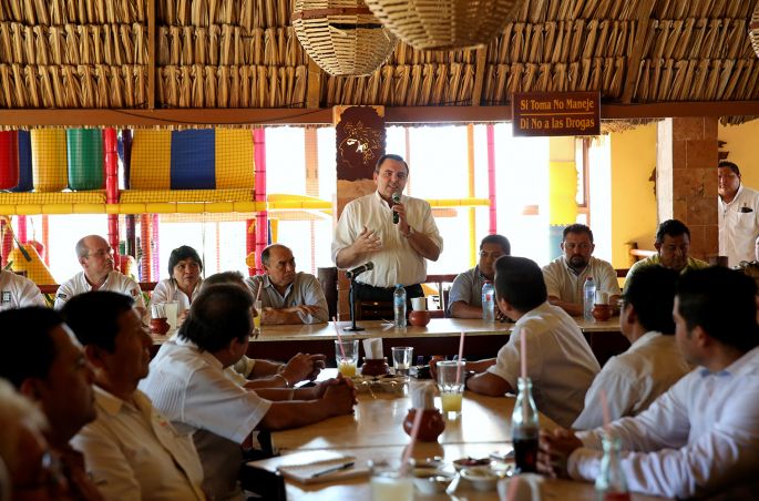 Trabajo coordinado de Escudo Yucatán, en Oxkutzcab