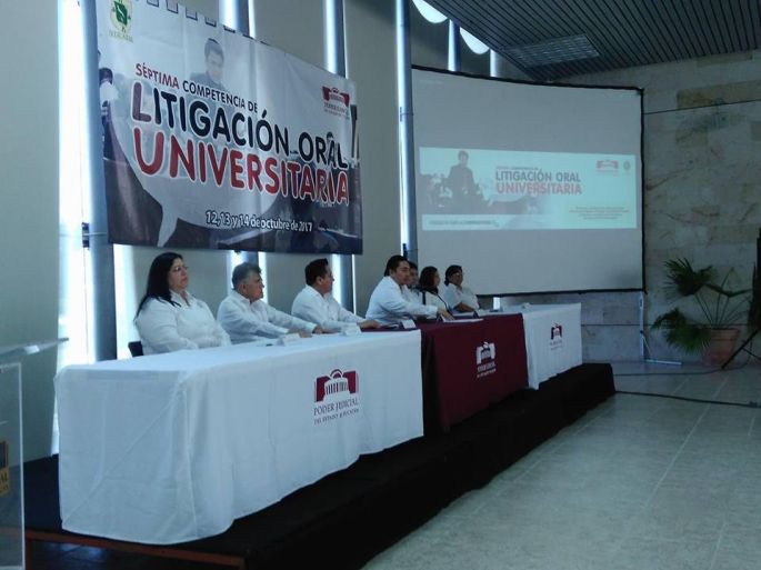 Inicia la VII Competencia Universitaria de Litigación Oral en el Poder Judicial