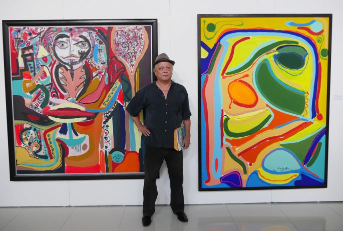 El pintor Roy Sobrino rinde un homenaje póstumo al maestro Jorge Alberto Manrique.