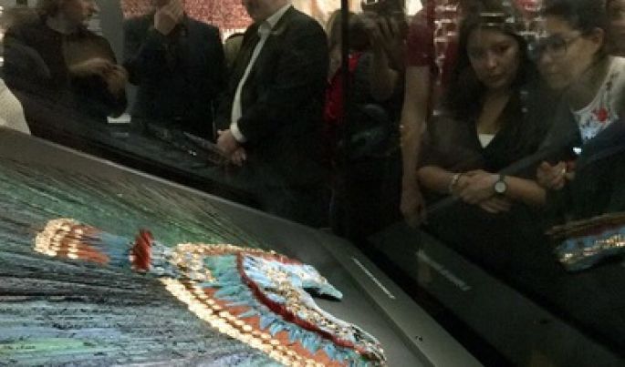 El Penacho del México Antiguo vuelve a ser exhibido en Austria, tras restauración