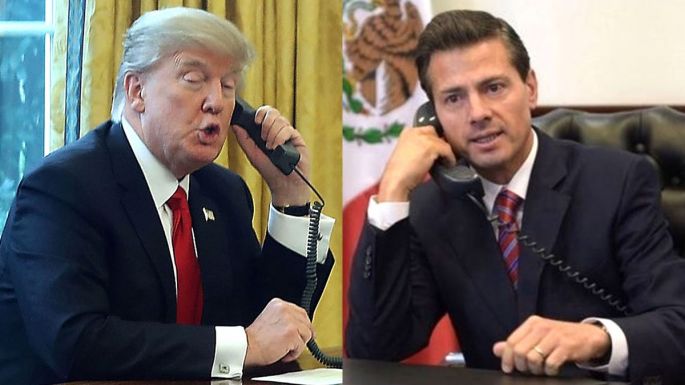 Llamada telefónica entre el Presidente Enrique Peña Nieto y el Presidente Donald J. Trump