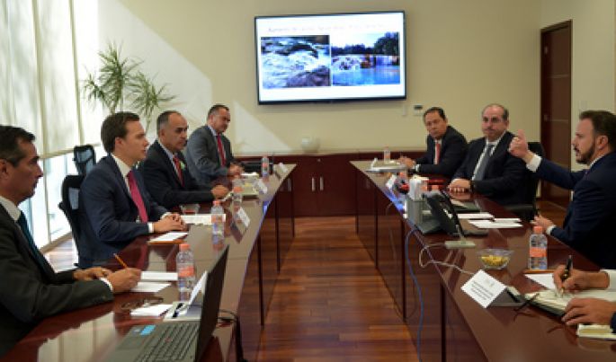 El Gobierno de la República y el Gobierno de Chiapas revisan avances de trabajos en las Cascadas de Agua Azul
