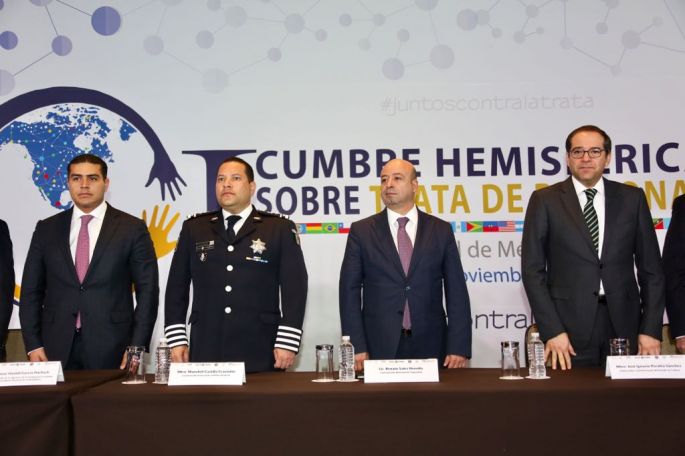 La Comisión Nacional de Seguridad y la Policía Federal realizan la “I Cumbre Hemisférica sobre Trata de Personas”