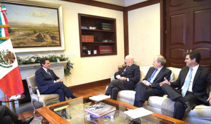 El Presidente Enrique Peña Nieto se reunió con Paolo Rocca, Presidente de Grupo Techint