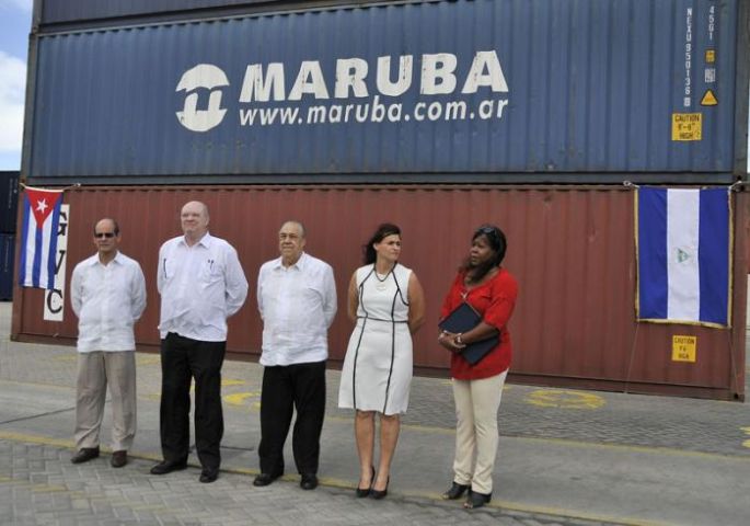 Arriba a Cuba ayuda solidaria del gobierno de Nicaragua