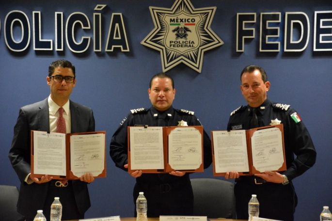 Firman SAT y Policía Federal convenio de colaboración a fin de eficientar el procedimiento de de infracciones