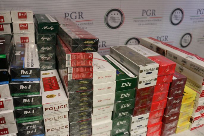 Aseguran 200 mil cigarros “pirata"