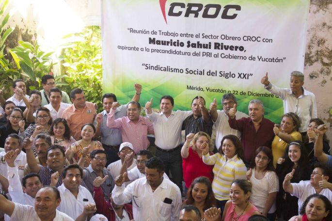 Mauricio Sahuí Rivero, aliado de los trabajadores de Yucatán: CROC