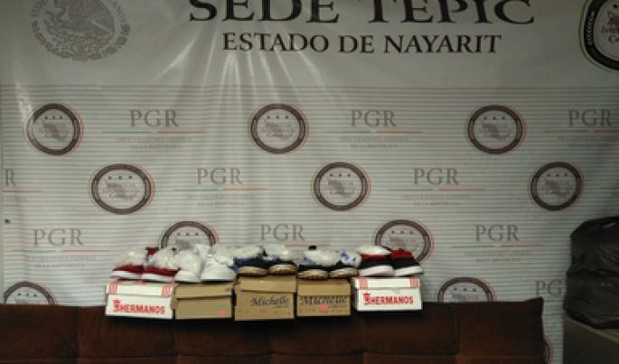 Asegura la PGR casi un kilo de crystal en Tepic
