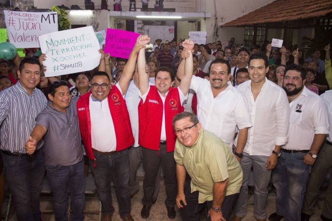 En equipo con Mauricio Sahuí Rivero construiremos el triunfo en territorio