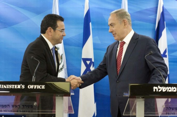El presidente de Guatemala anuncia traslado de embajada en Israel a Jerusalén