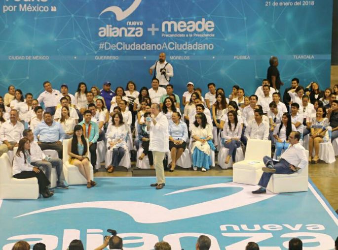 Ofrece Meade incremento real y significativo al sueldo base del magisterio, en acto de Nueva Alianza