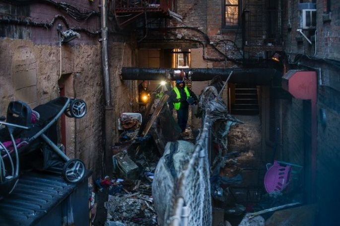 Otro incendio en Nueva York deja 16 heridos, incluidos nueve niños