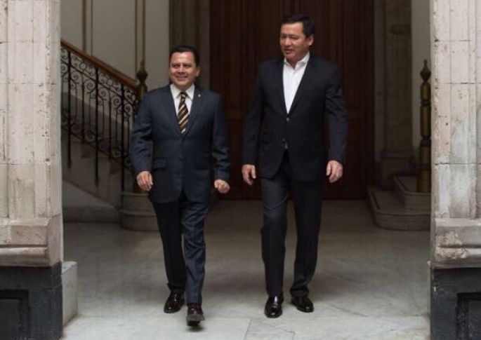 Se reúne el Presidente Nacional del PRD con Miguel Ángel Osorio Chong