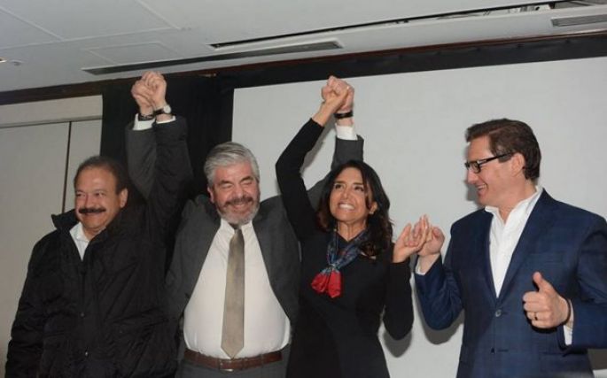 Alejandra Barrales, candidata del Frente para la Ciudad de México