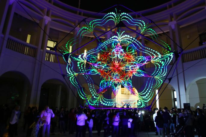 El Festival Internacional de las Luces Filux, un éxito en su segunda edición en Mérida