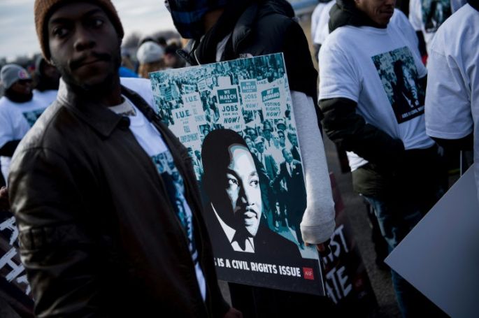Trump niega ser racista, mientras EEUU celebra a Martin Luther King