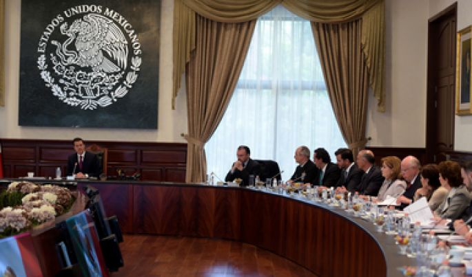 Se reúne el Presidente Enrique Peña Nieto con su Gabinete y con el Consejo de Seguridad Nacional