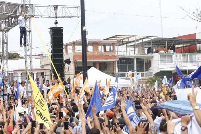 Concluye precampaña de Ricardo Anaya con empate técnico en primer lugar y con clara tendencia al alza