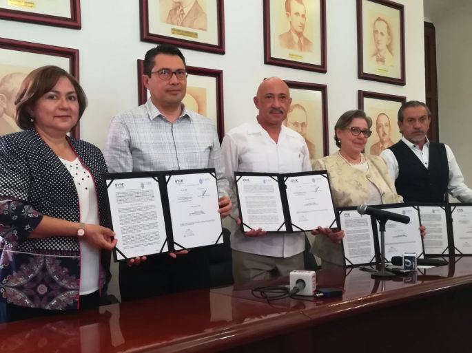 Firma convenio la UADY y el INEE para mejorar la calidad de la educación