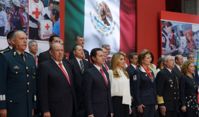 Reconoce EPN la labor altruista y humanitaria de la Cruz Roja Mexicana