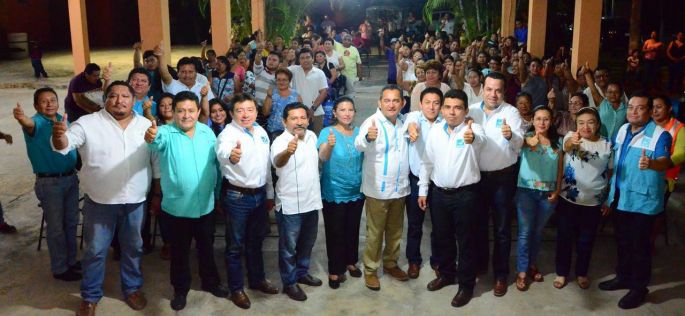 A paso firme Tixpéhual avanza con Nueva Alianza