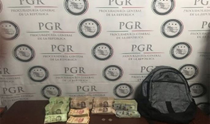 Decomisa la PGR en Baja California más de 700 mil pesos en efectivo