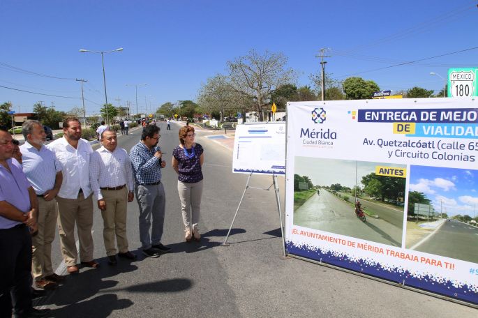 El Ayuntamiento continúa mejorando las vialidades de Mérida