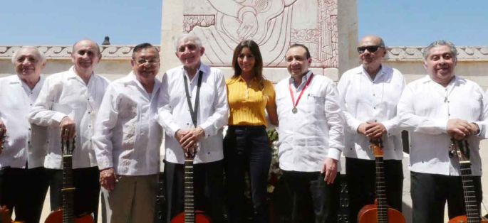 Se inaugura tercera parte del Monumento a los Creadores de la Canción Yucateca   
