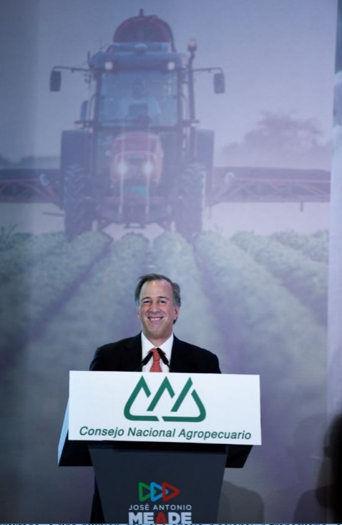 El sector agropecuario estará al centro de mis prioridades: José Antonio Meade
