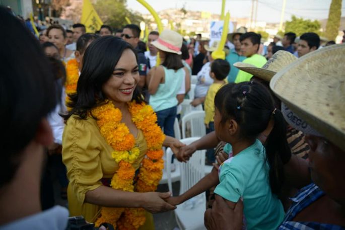 Arranca Beatriz Mojica Morga campaña en Tierra Caliente