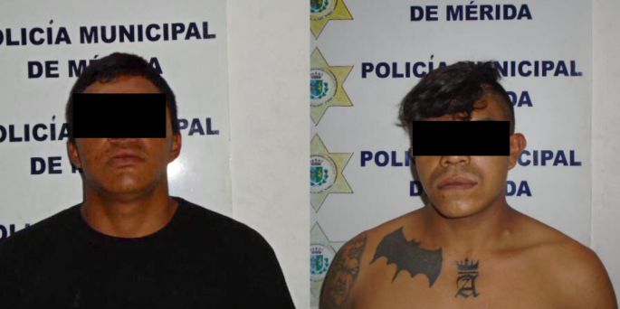 PAR DE RATAS DETENIDAS CON DROGA EN EL CENTRO DE MÉRIDA